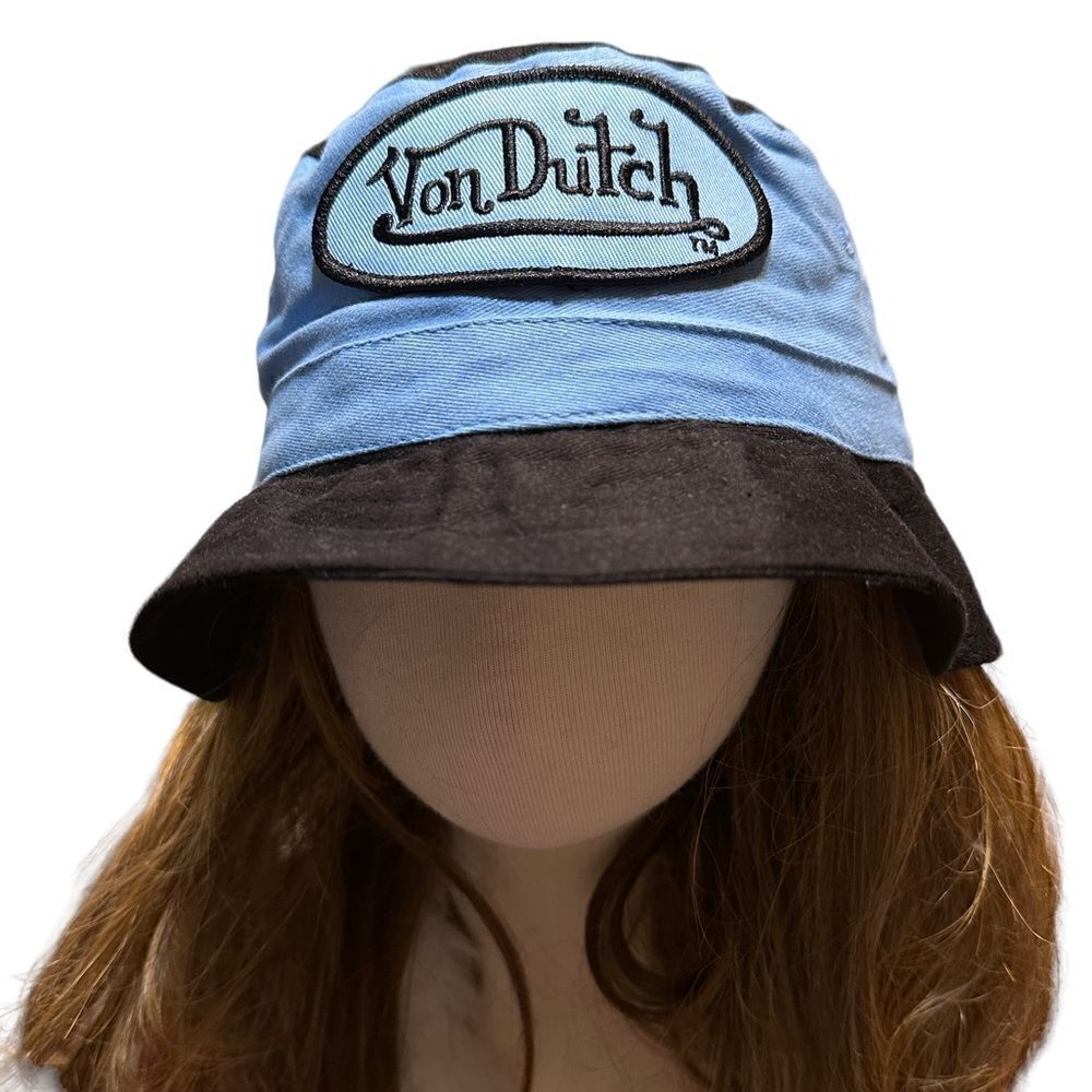 Vintage Von Dutch Bucket Fisherman Youth/Kids Hat Y2K
